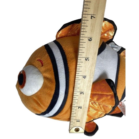 TY Disney Pixar Sparkle Nemo Plush Toy/Doll/Stuffed, Finding Nemo Beanie Babies, - Picture 6 of 8
